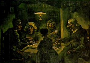 Винсент Ван Гог. "Едоки картофеля". 1885 г