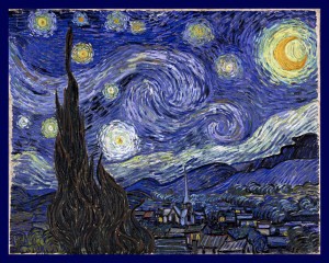 "Звездная ночь". Июнь 1889 г. Холст, масло. 72х92 см. Музей современного искусства, Нью-Йорк